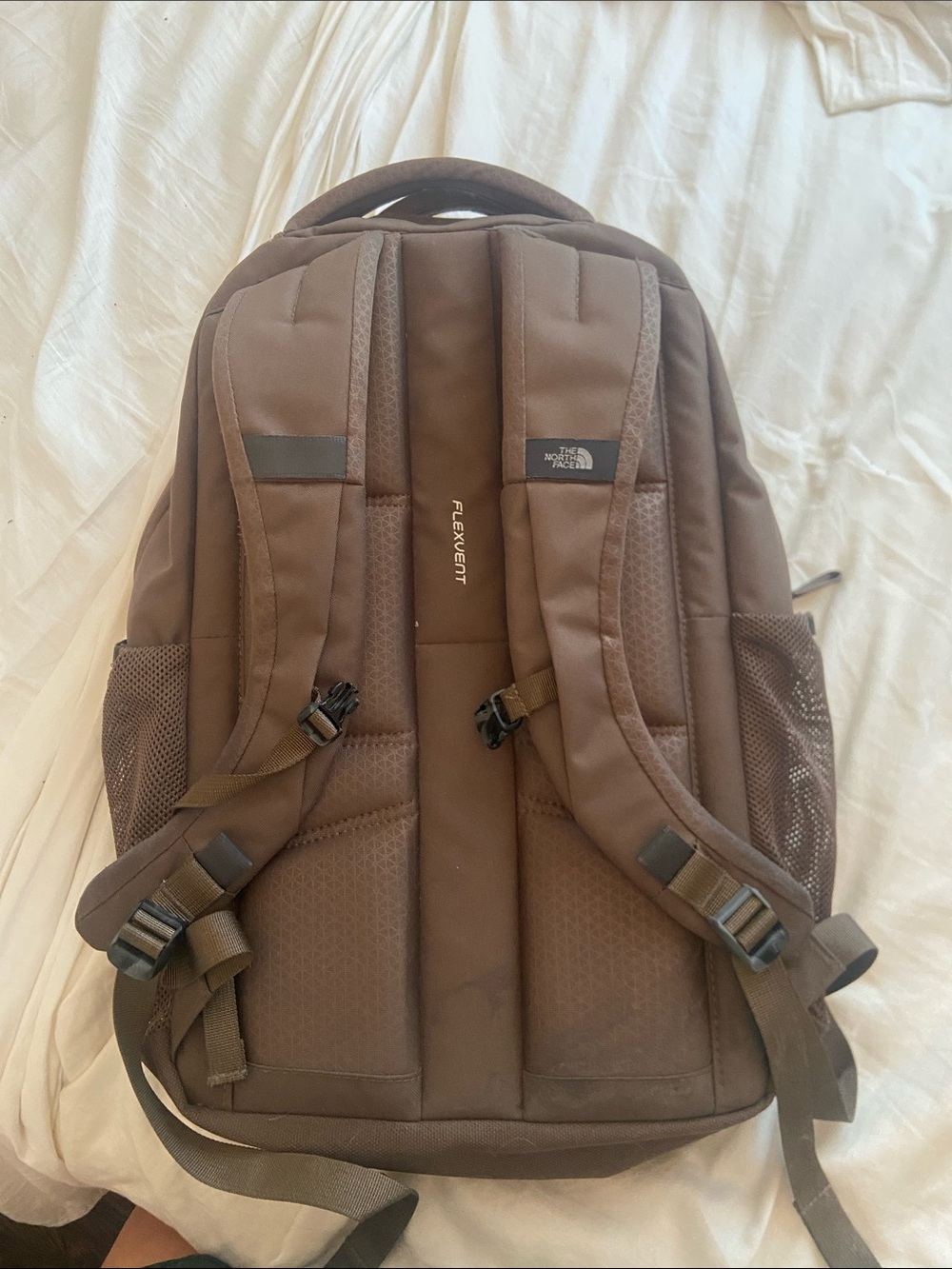 The North Face Brown Jester Luxe Backpack with Gold Accents - Picture 2 of 4